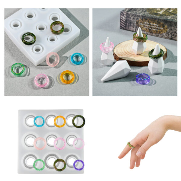 Assorted Size, Shape Ring Mold Sheet