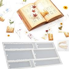 6-Cavity Assorted Bookmark Silicone Mold