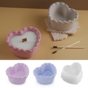 Wavy Edge Heart Cup Silicone Mold