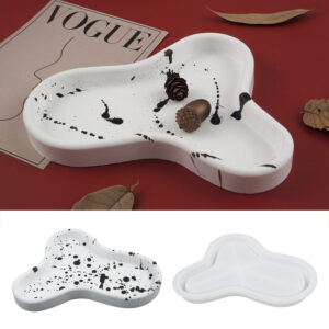 3-Section Irregular Serving Tray Silicone Mold