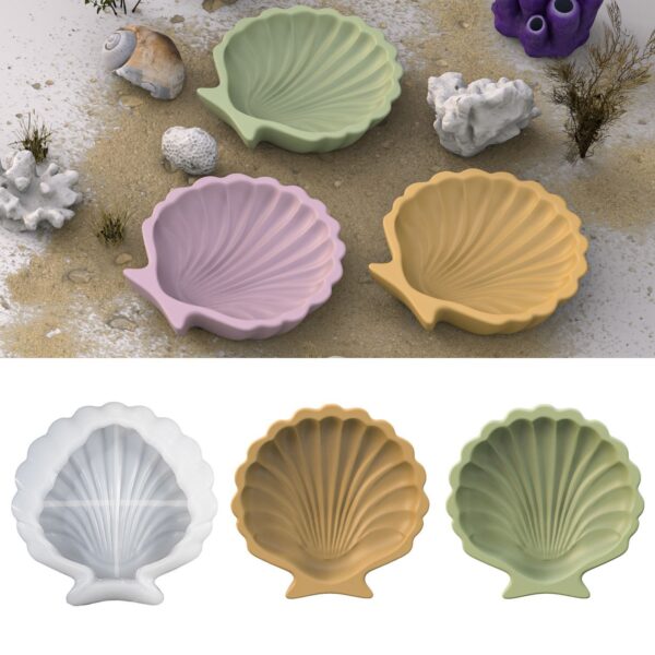 Scallop Shell Trinket Dish Silicone Mold