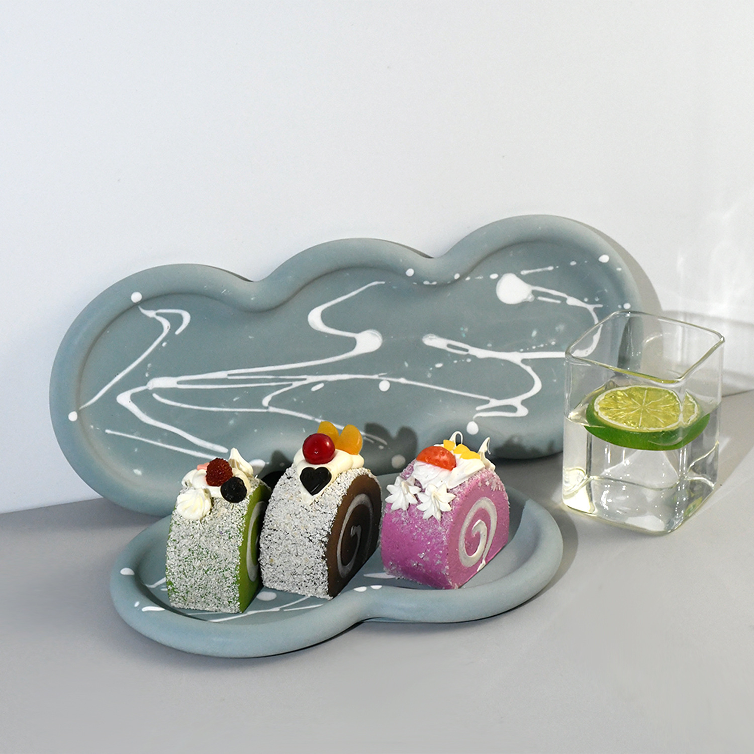 Multiside Round Tray Mold for Epoxy Resin, Gypsum, or Jesmonite