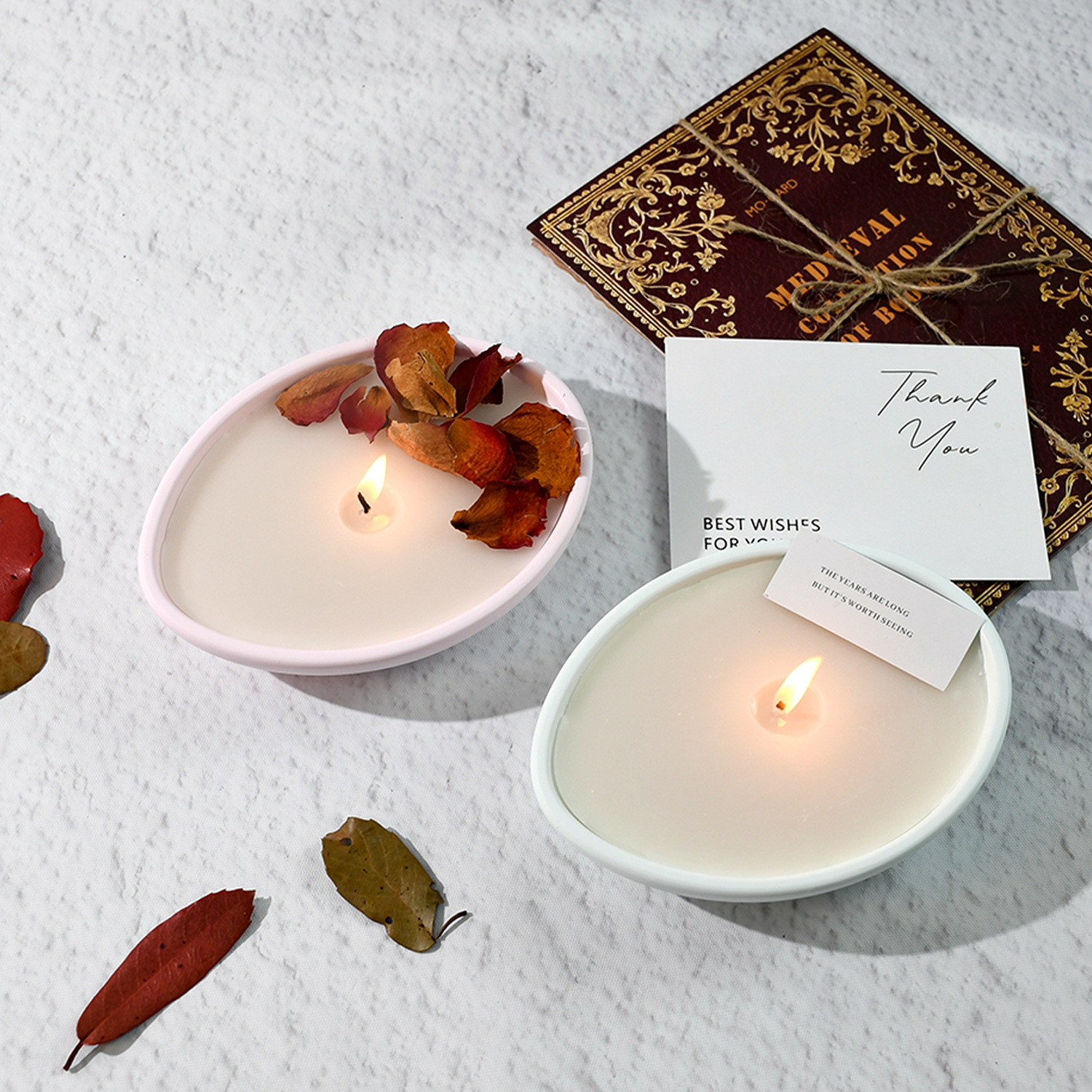 Hemispherical boat candle vessel and tray vanity silicone mold