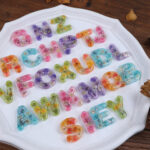 Whimsical Curvy Font Alphabet Silicone Mold