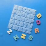 Whimsical Curvy Font Alphabet Silicone Mold