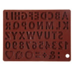 Standard Serif Font Alphabet Silicone Mold - Classic Style