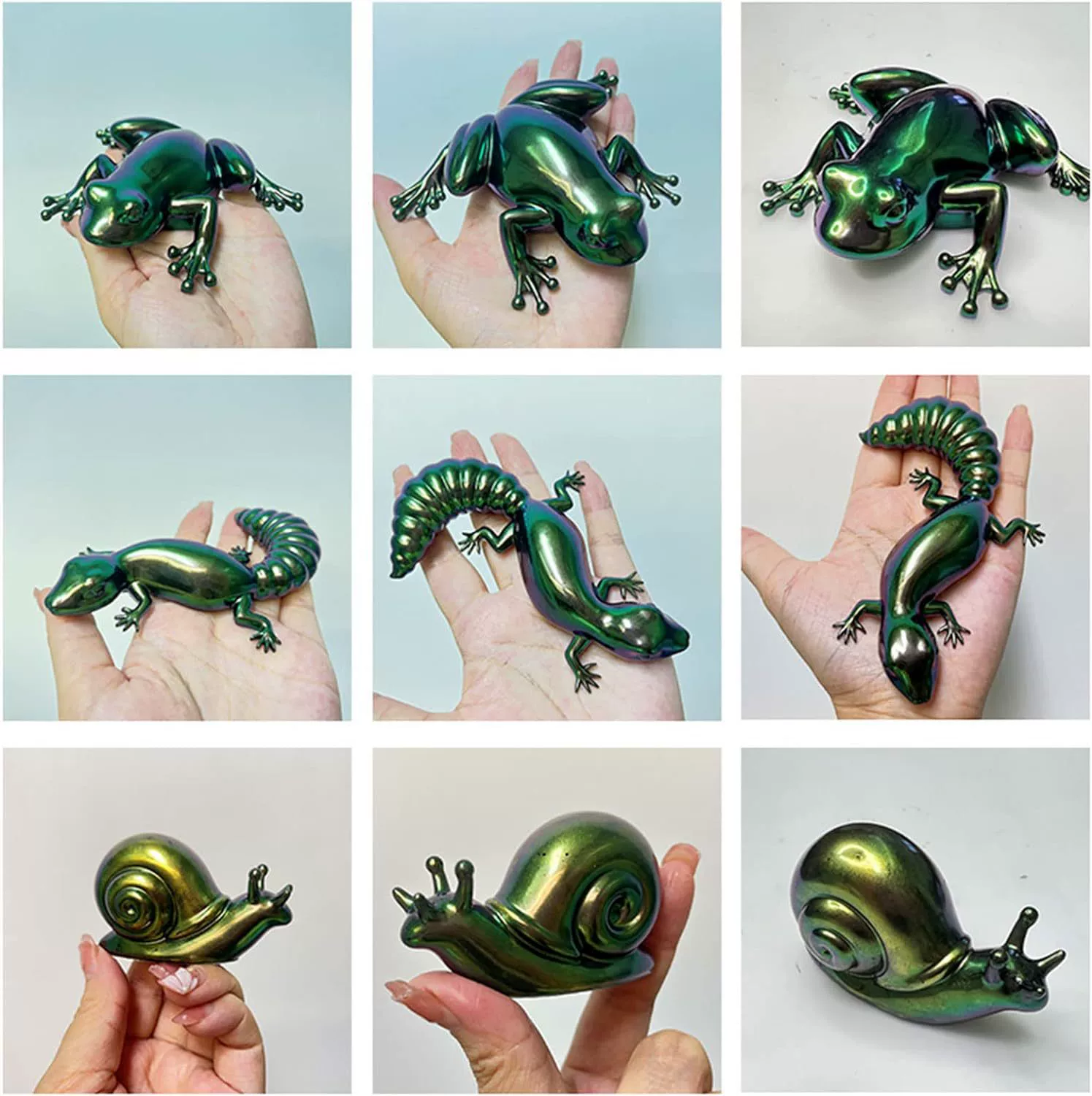 Assorted 3D Creature Silicone Mold - Garden Series