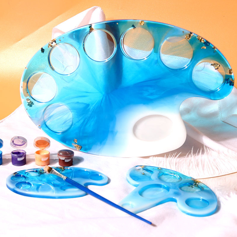 Artists Paint Palette Drawing Board Silicone Mold