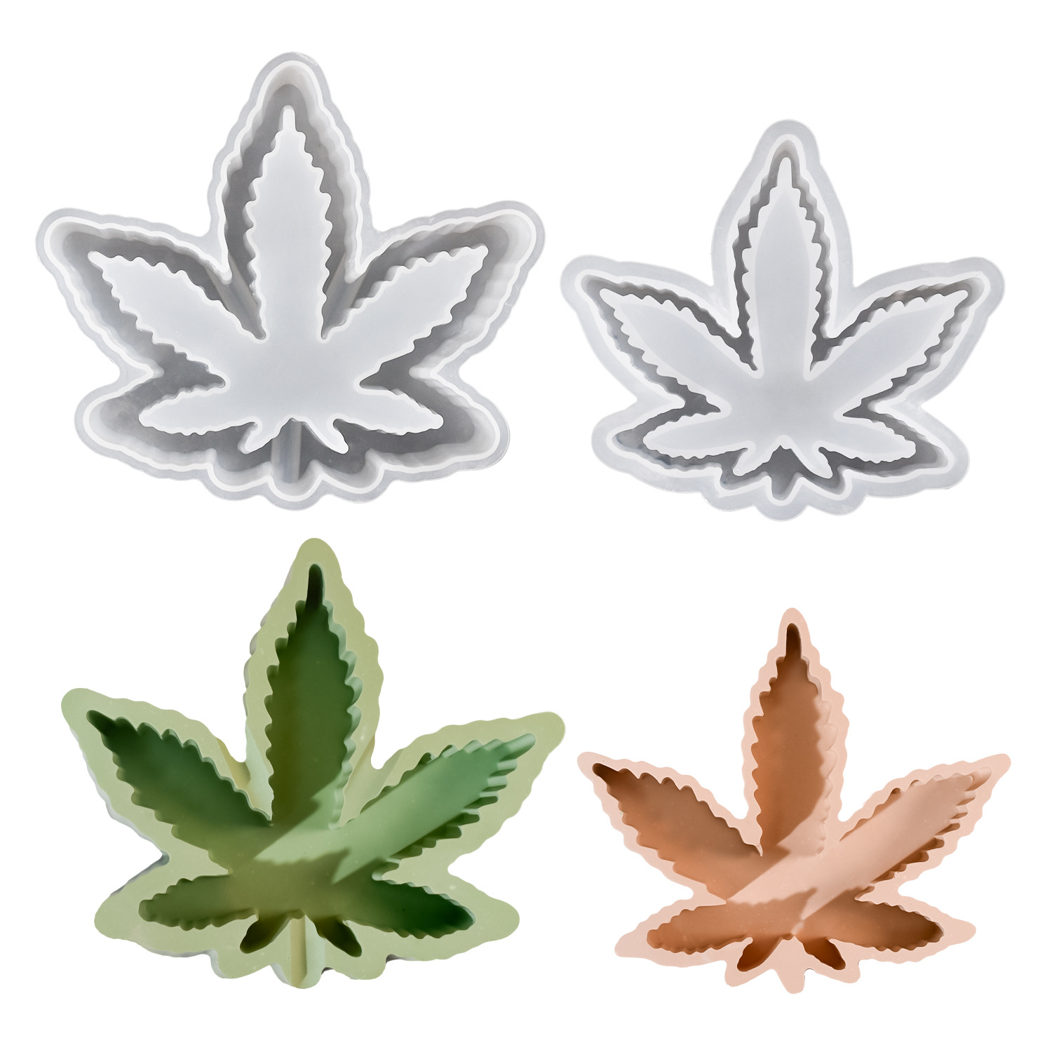 Maple Leaf Ashtray Silicone Mold