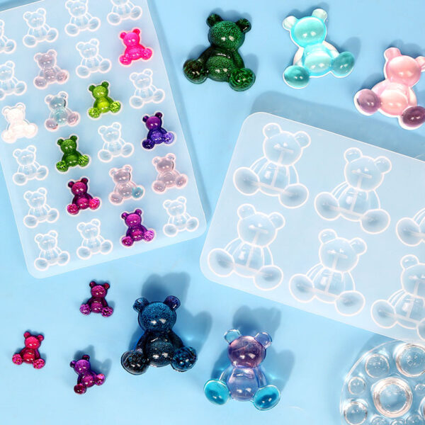 Assorted Bear Collection Silicone Mold - Multipack
