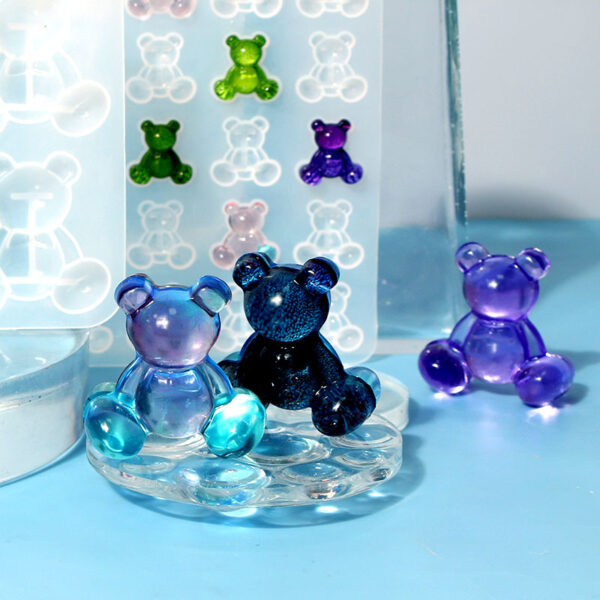 Assorted Bear Collection Silicone Mold - Multipack