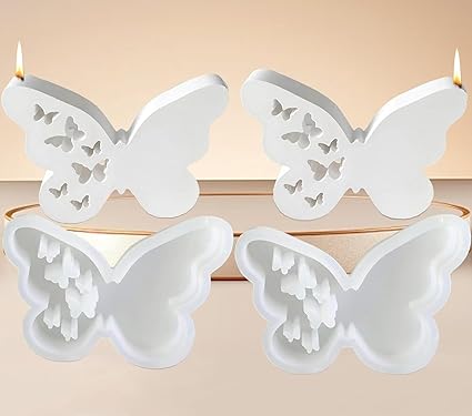Decorative Butterfly Cabochon Mold - Nail Art Size