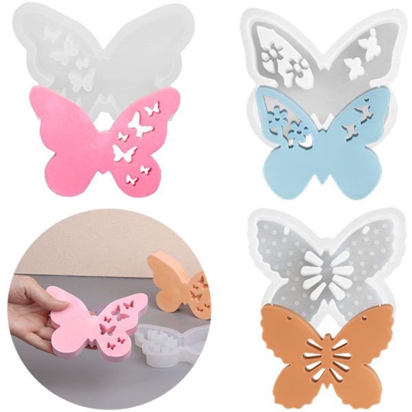 Decorative Butterfly Cabochon Mold - Nail Art Size