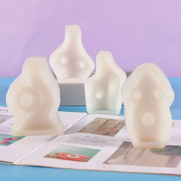 Vintage Perfume Bottle Candle Mold