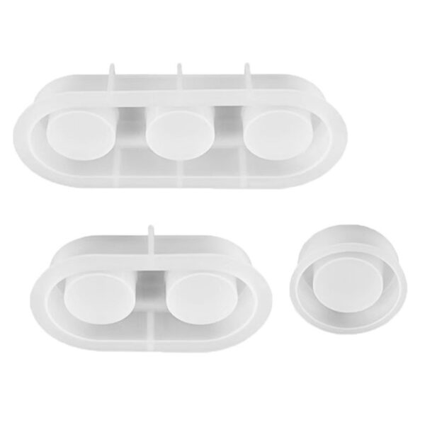 Multi-Hole Tea Light Holder Silicone Mold - Plinth