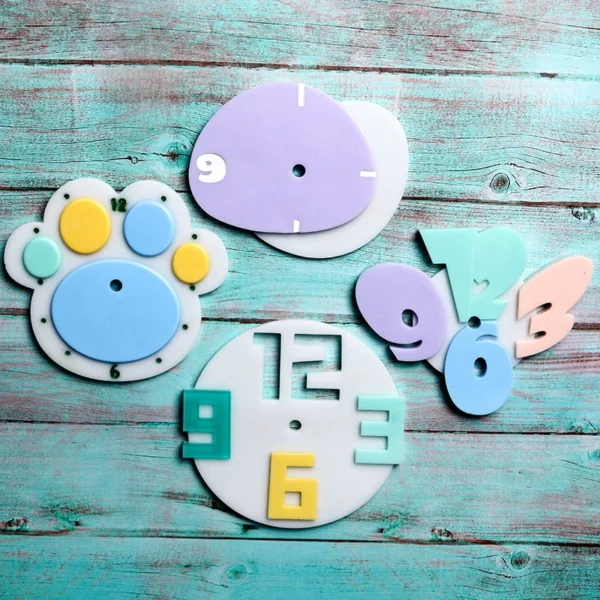 Creative Wall Clock Silicone Mold - Unique Shapes