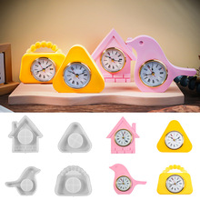 Whimsical Table Clock Silicone Mold - Shaped