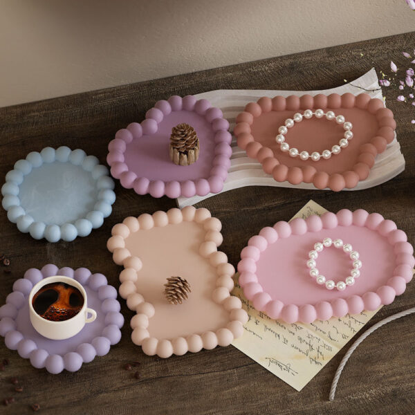 Assorted Bubble Edge Coaster Molds - Shapes