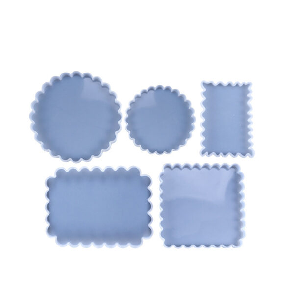 Vintage Lace Pattern Tray Silicone Mold - Elegant