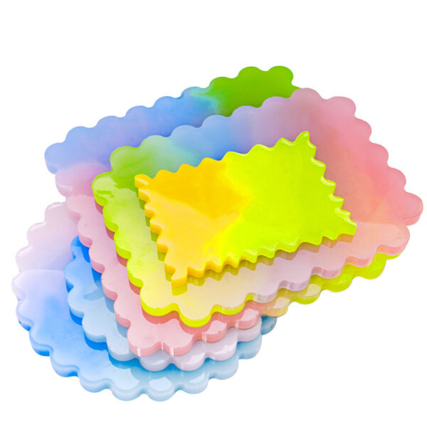 Vintage Lace Pattern Tray Silicone Mold - Elegant