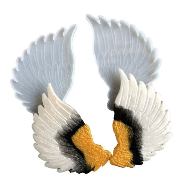 Angel Wing Coaster Silicone Mold - Feather