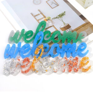 Welcome Family, Word Sign Molds - Home Decor