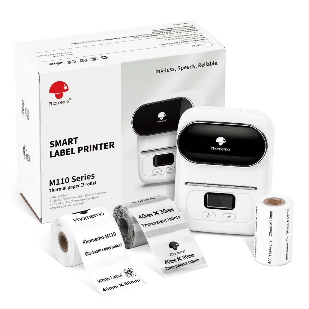 Phomemo M110 Portable Thermal Label Printer