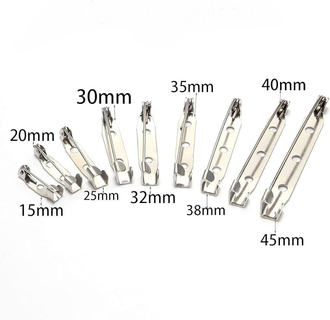 Brooch Pins  Pack of 12 for Secure Fastening