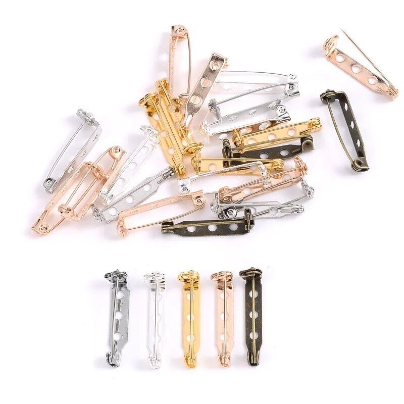 Brooch Pins  Pack of 12 for Secure Fastening