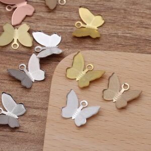 Butterfly Charms Pack for Jewelry and Craft Decoration