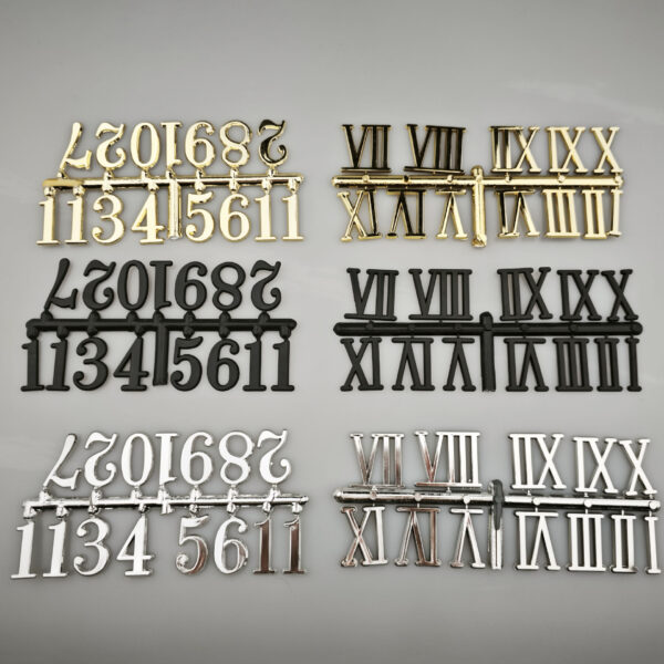 Clock Labels (Big Size 3CM) - Numbers/Roman Numerals