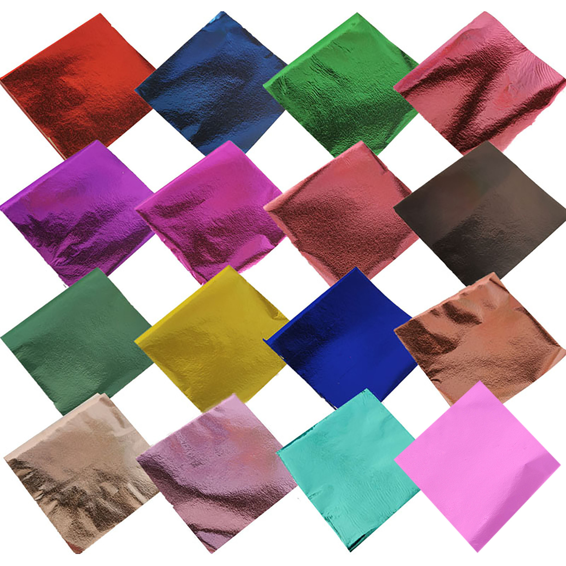 9X9 Compact Foil Flakes Sheets for Detailed Decoration