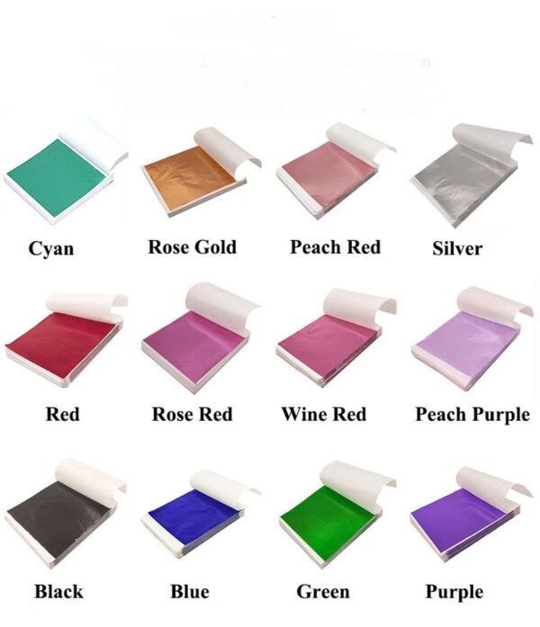 14X14 Large Foil Flakes Sheets for Bold Decorative Accents