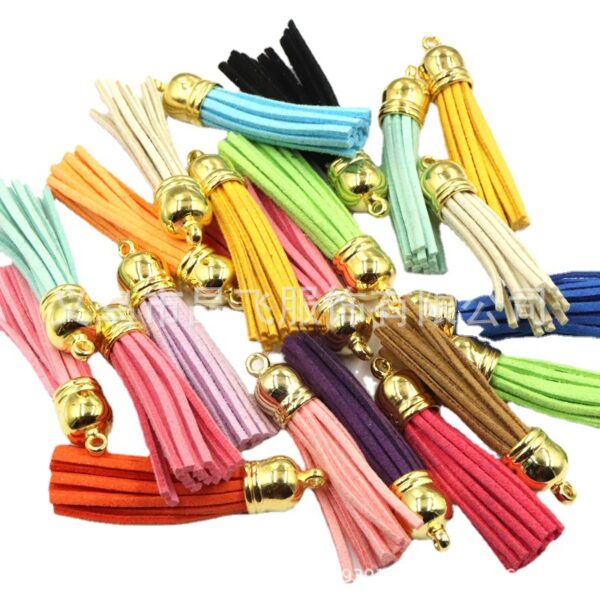 Suede Tassel Set  Soft Finish Decorative Accents (1 DOZEN)