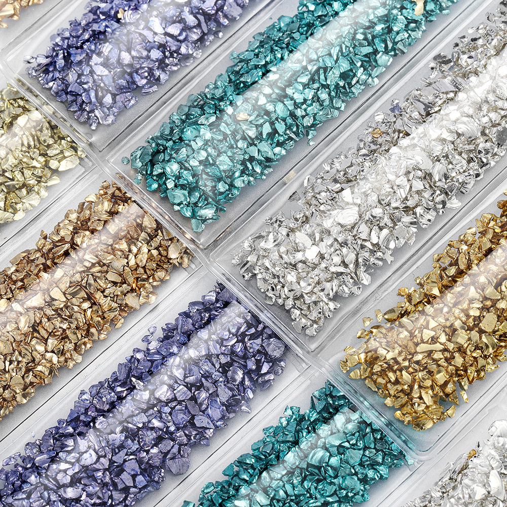 Crushed Glass Gravel for Decorative Texture Effects