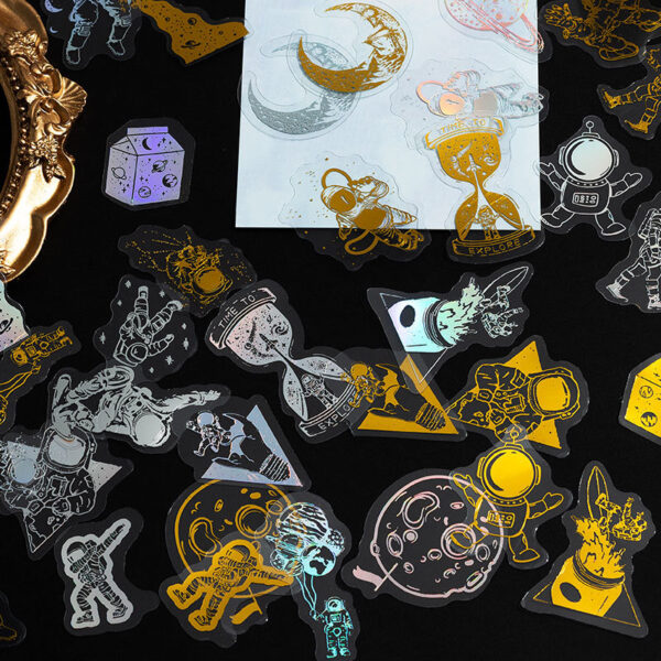 Laser Finish Decorative Stickers for Craft and Custom Design