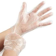 Nylon Gloves (100 pcs) - Disposable Work Gloves