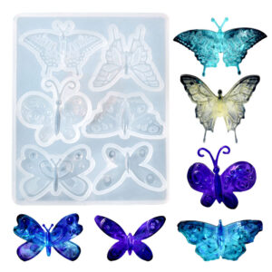 6-Design Butterfly Silicone Mold - Variety Pack