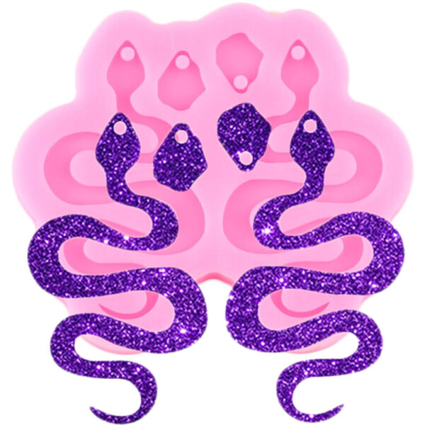 Snake Drop Earring Silicone Mold