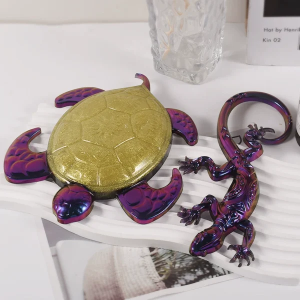 Flexible 3D Reptile, Sea Animal Silicone Mold