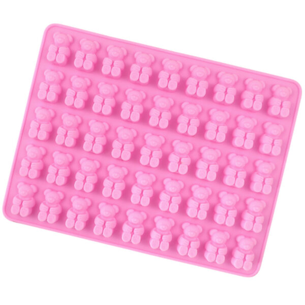 45-Cavity Gummy Bear Silicone Mold - Bulk Sheet