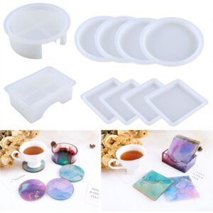 Coaster Mold with Storage Box Set - Organizer