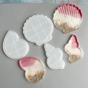 Sea Shell Coaster Silicone Mold - Ocean Decor