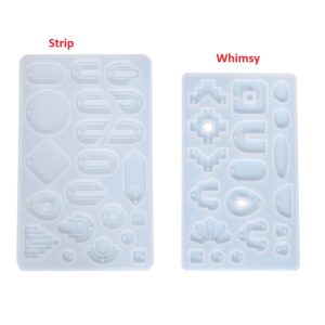 Abstract Strip, Whimsy Earring Silicone Mold