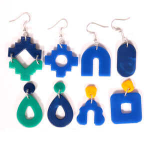 Abstract Strip, Whimsy Earring Silicone Mold