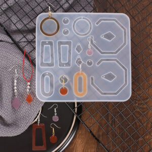 Irregular Geometric Hoop Earring Mold