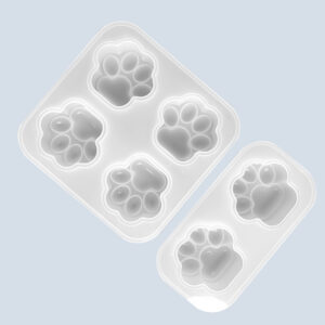 Paw Print Keychain Silicone Mold Set