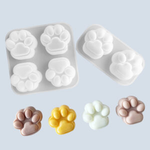 Paw Print Keychain Silicone Mold Set