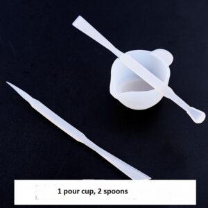Pouring cup with spoon - Mixing Kit