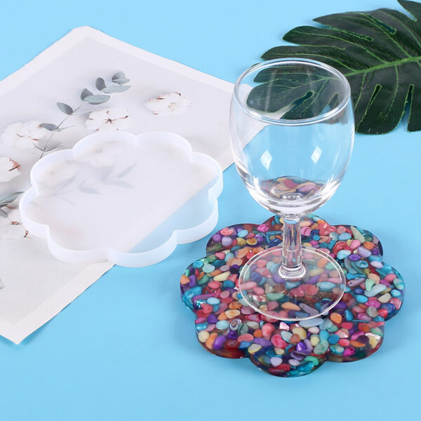 Simple Flower Shape Coaster Silicone Mold